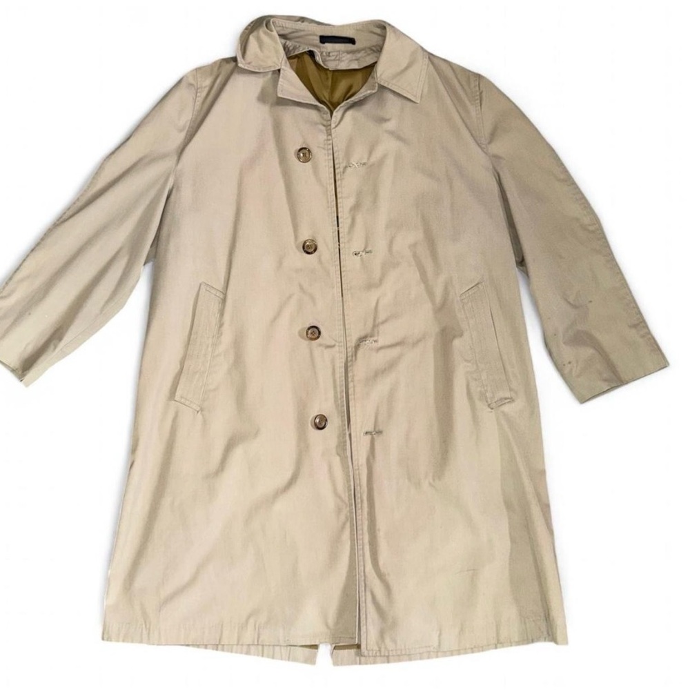 Vintage Harbor Master Tan Trench Coat